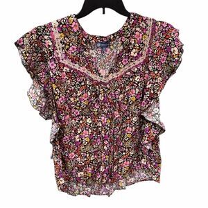 Democracy Multicolor Floral Blouse